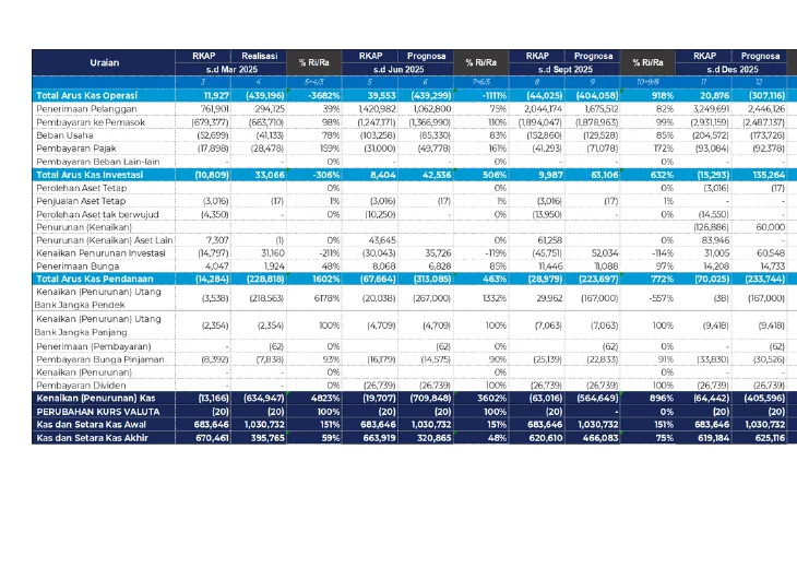 Budgeting and cash flow reporting preview