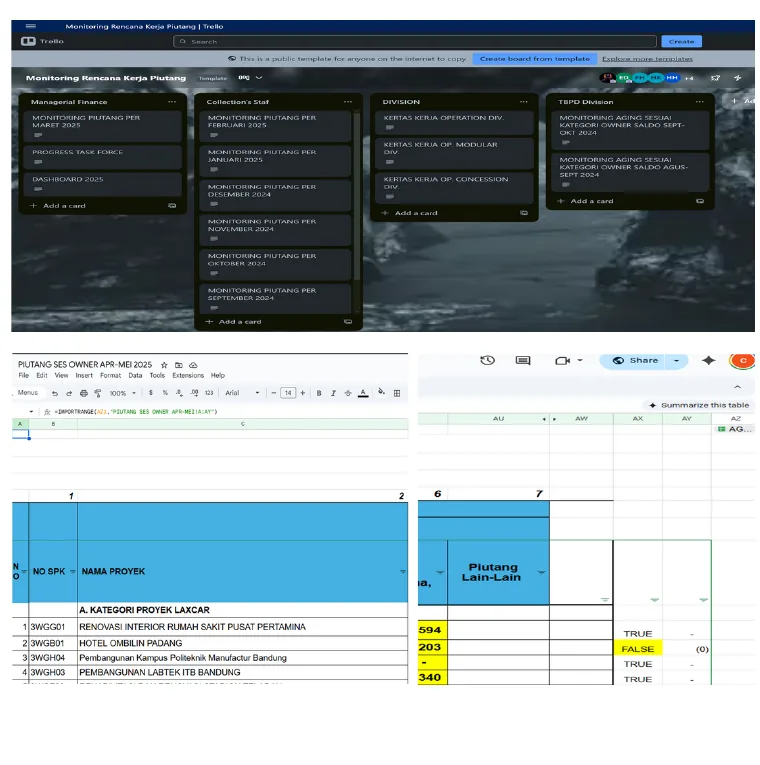 Automated data consolidation project preview